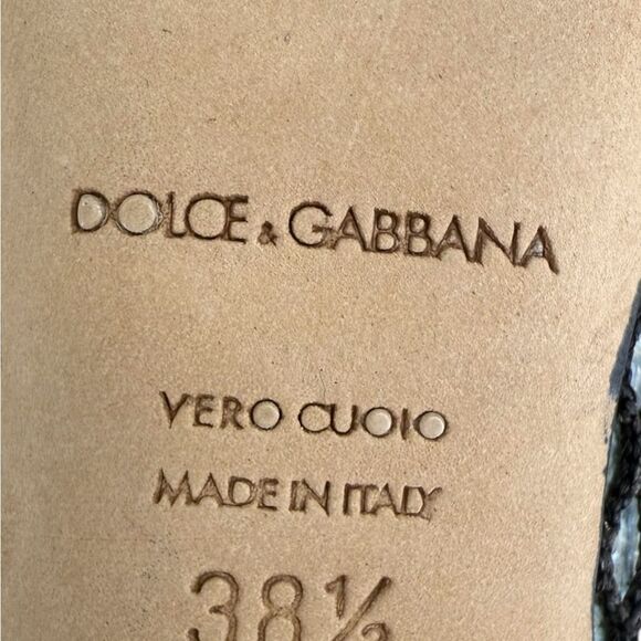 DOLCE & GABBANA Spring 2013 Runway Lemon Print Pumps IT38.5 - Picture 7 of 9